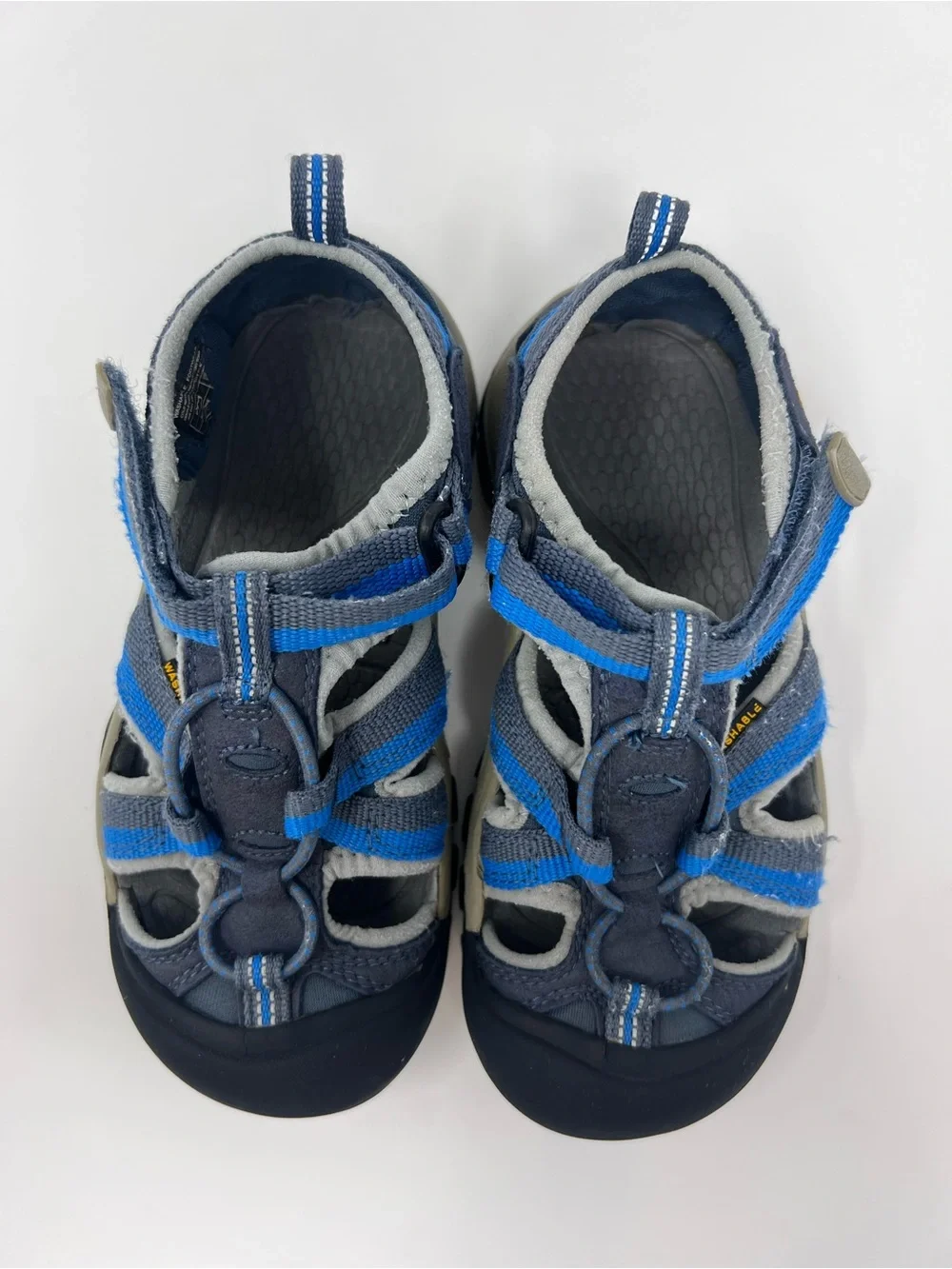 Keen Sandals Kids 13 Venice H2 Hiking Water Shoes Blue Grey